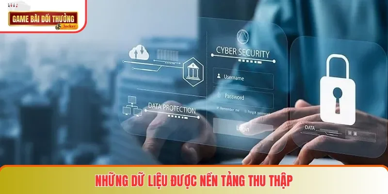 Những dữ liệu được nền tảng thu thập